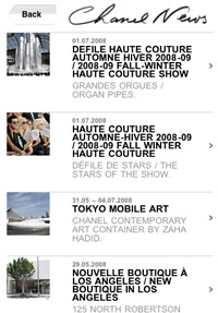 Chanel news on your iPhone